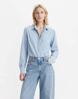 Levi's - The Classic BW - Lou - Hemd in Blau mit Blümchenmuster, V5