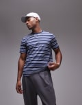 [Levi's] Levi's The Essential relaxed fit stripe t-shirt in navy S navy