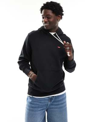 Levi's – „The Original Hallmark“ – Kapuzenpullover in Schwarz mit Logo - view 1