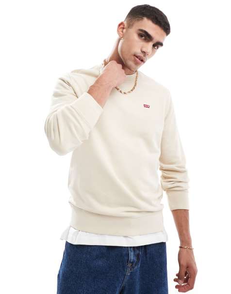 Levi's The Original Hallmark logo sweatshirt in beige heather - view 1