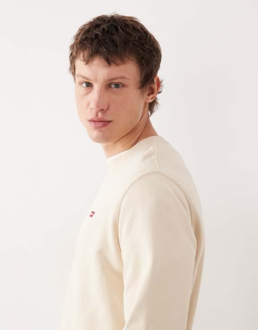 Levi's - The Original Hallmark - Sweat à logo - Beige chiné, 4 de 5