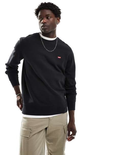 Levi's - The Original Hallmark - Sweatshirt met logo in zwart - view 1