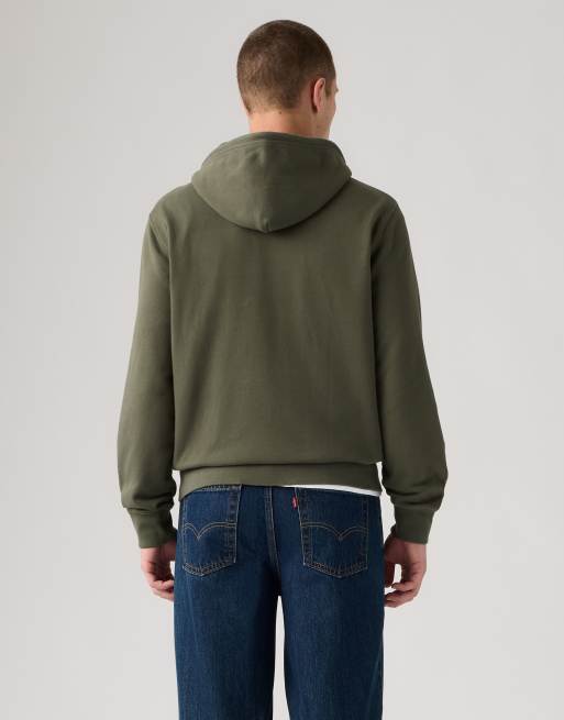 Levi's The original hm zip up fog in green, 2 of 4