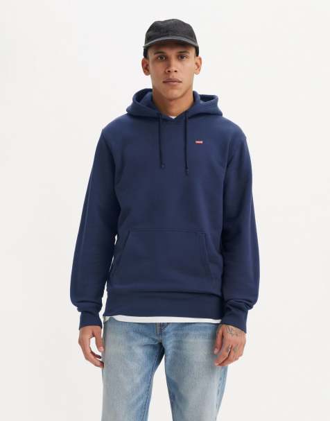 Levi's - The Original Housemark - Hoodie in blauw - view 1