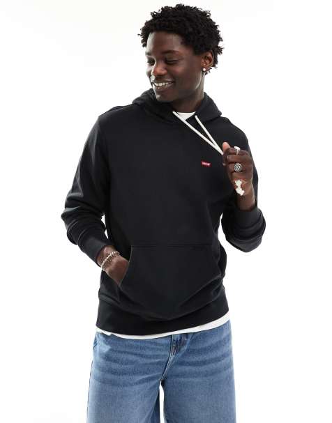 Levi's - The Original - Sort hættetrøje med hallmark-logo - view 1