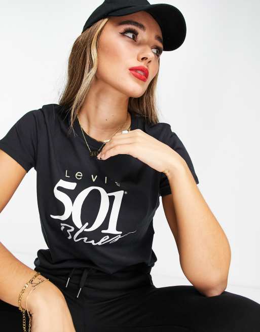 Levi's the perfect tee in black 