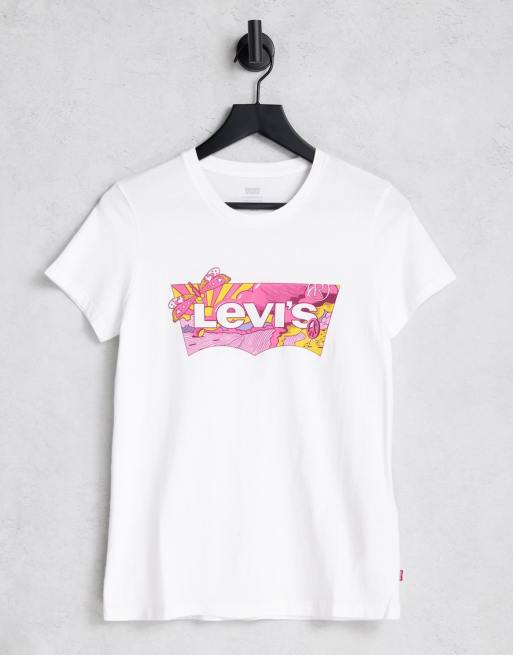 Levi's - The Perfect Tee - T-shirt bianca con logo
