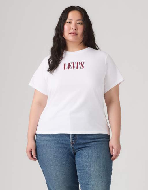 Levi's The perfect tee (taglia comoda) bianca