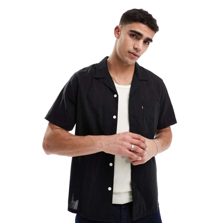 Chemise Manches Courtes RVCA Homme Pas Cher