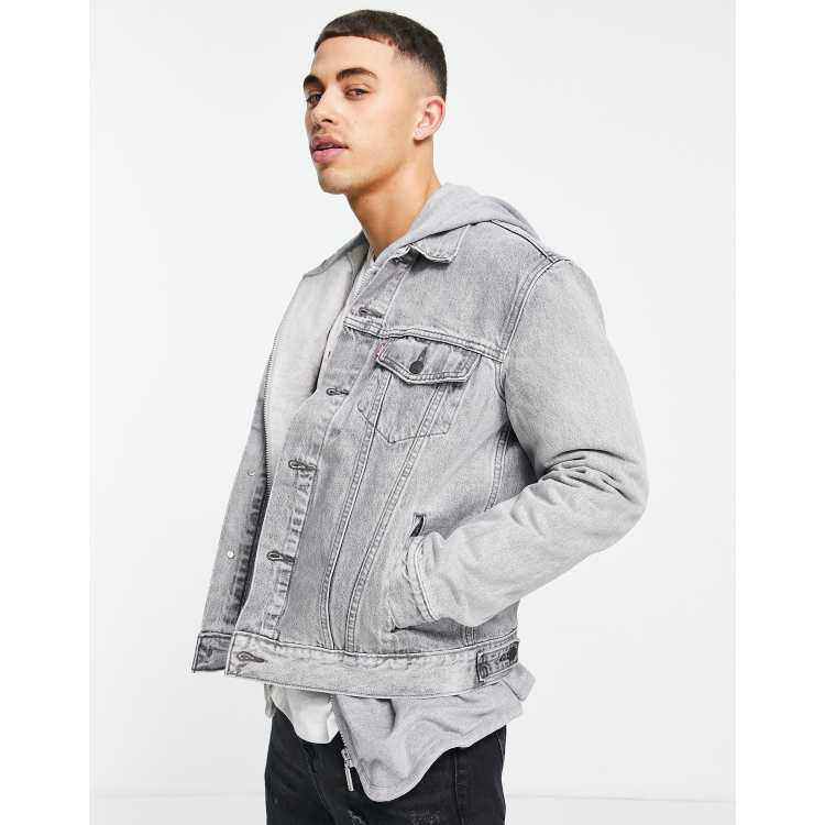 Gray store levi jacket