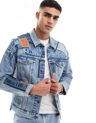 Silver Jeans Zac Jeans Uomo Rilassati Gamba Dritta Lavaggio Scuro EAE314 Taglia 32W/32L - 3