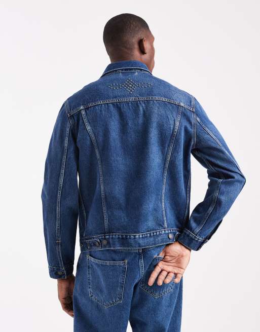 Levi's - The Trucker - Giacca di jeans lavaggio medio, 3 di 5