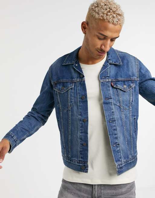 Levi's The Trucker jacket in Mayze mid wash | ASOS