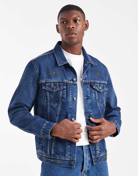 Levi's – The Trucker – Mellanblå jeansjacka - view 1