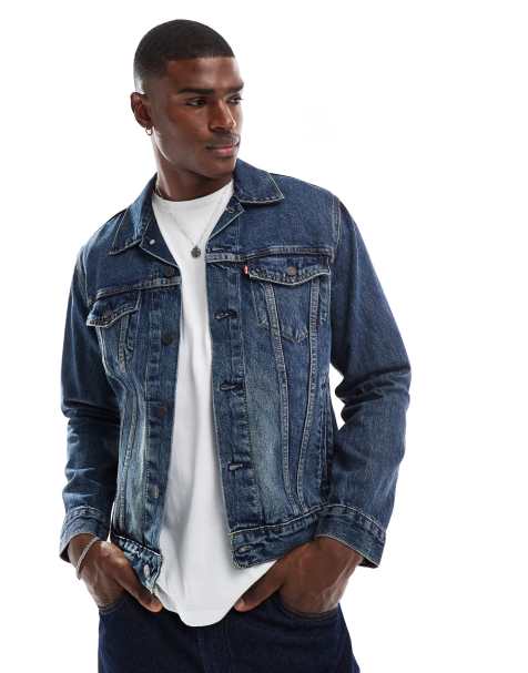 Levi's – The Trucker – Regular Fit Jeansjacke in mittlerer Waschung - view 1