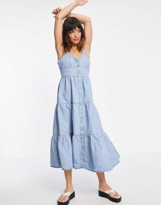 denim maxi