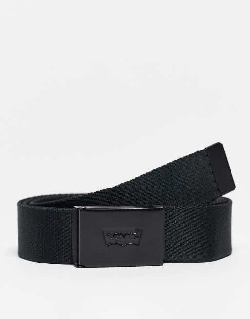  Levi's tonal batwing web belt in black