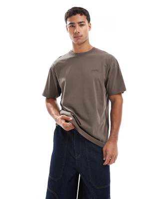 Levi's Tonal Logo Vintage Oversized Garment Dye T-shirt In Gray
