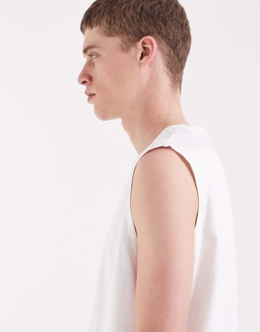 Levi's - Top senza maniche bianco slavato, 5 di 5