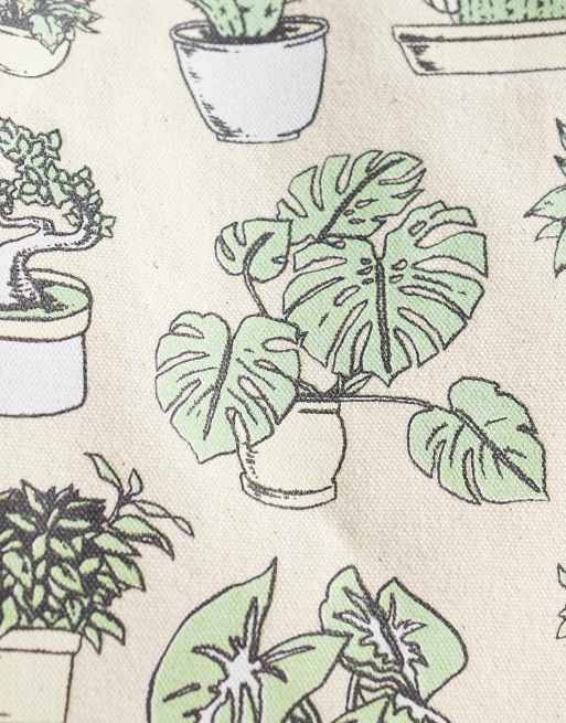 Levi's tote bag con grafica plant per tutti i giorni in stone, 3 di 4