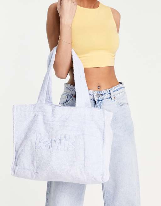 Levi's - Tote bag en tissu éponge - Bleu clair | ASOS