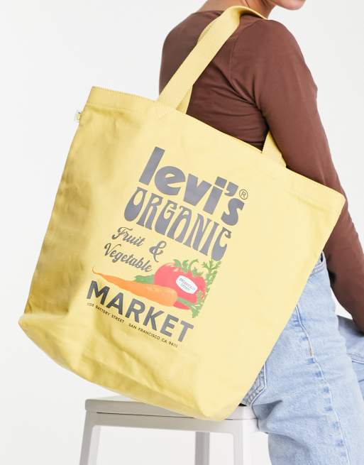 Levi's tote in light yellow | ASOS