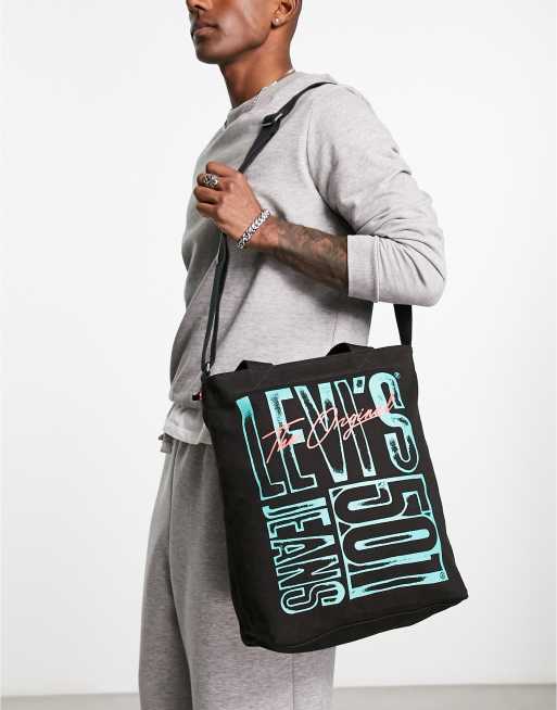 Levi's - Tote in zwart met '501 Jeans' jubilieumprint en logo, 2 van 4