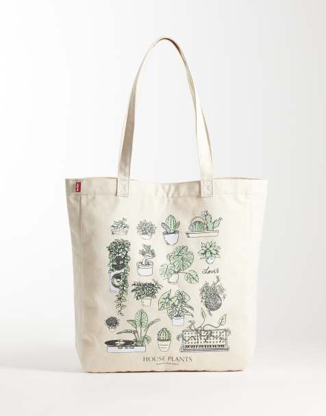 Levi's tote quotidiana con grafica a pianta in pietra - view 1