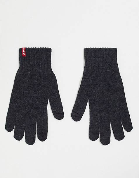 Asos Vingerandschoenen zwart-wit dierenprint casual uitstraling Accessoires Handschoenen Vingerhandschoenen