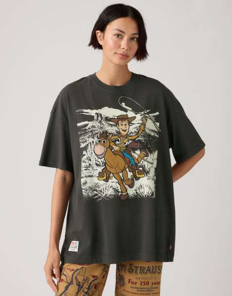 Levi's Toy Story unisex t-shirt with front print in black - view 1