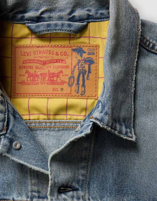 Levi's Toy Story unisex type 3 trucker jacket with back print in