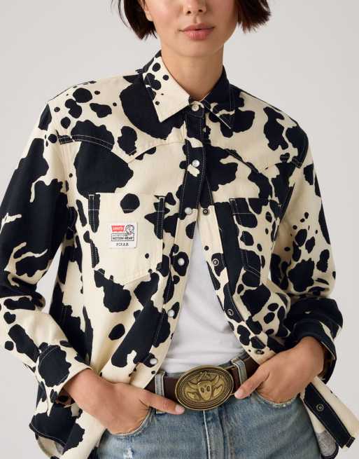 Levi's Toy Story western shirt in cow print ASOS