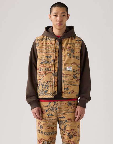 Levi's Toy Story workwear vest & jeans co-ord with print - view 1