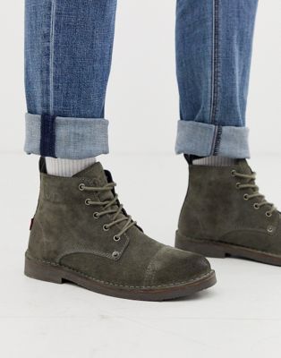 levi suede boots
