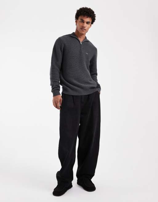 Levi's tröja med 1/4-dragkedja i svart, 4 av 5