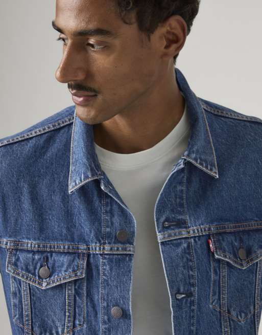 Levi's Trucker jacket in blue, 3 of 4