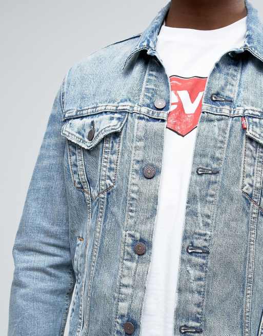 Levi's mens the on sale trucker jacket icy