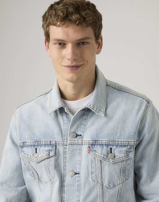 Levi's – Trucker-Jeansjacke in Blau, 3 von 4