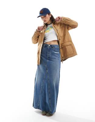 Levi's Twill Barn Jacket In Brown
