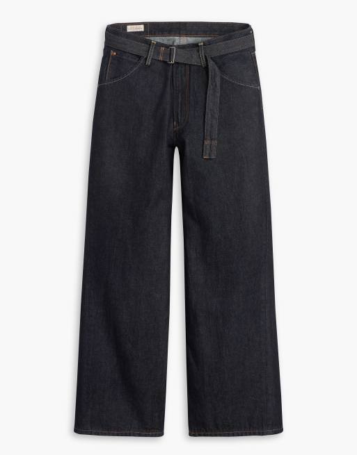 Levi's twisted baggy fit jeans in washed black
