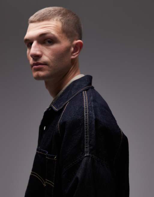 Levi's – Twisted – Skjortjacka i denim med mellanljus tvätt, 4 av 5