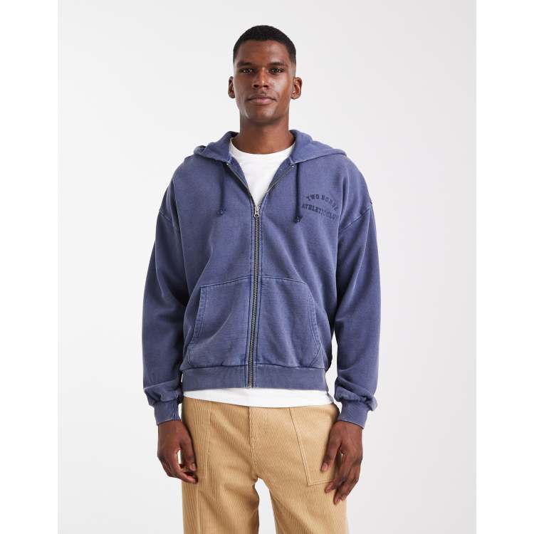 Sweat Mi-Fermeture Éclair Urban Outfitters Violet Taille M – Léger Et Confortable