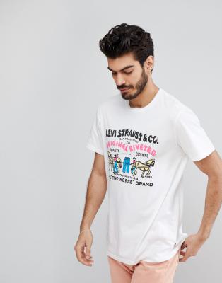 Levi's two horse vintage logo t-shirt | ASOS