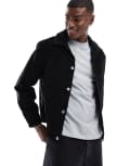 [Levi's] Levi's Type 1 trucker jacket in black cord S Meteorite