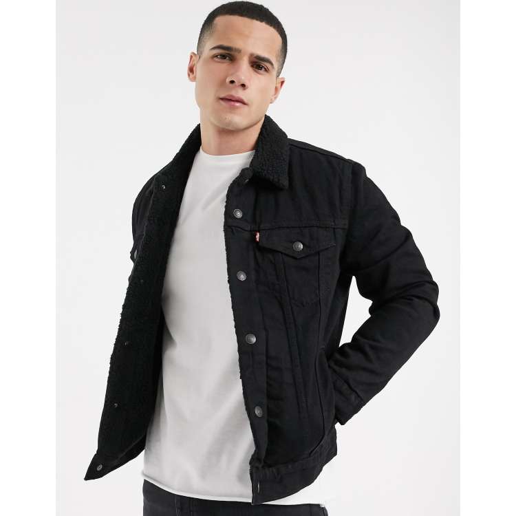 Levi's borg lined coach jacket shop
