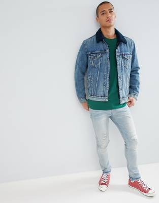 levi's lamb jacket