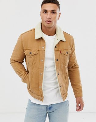 type 3 fleece lined trucker jacket
