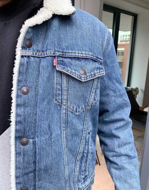 Levis giacca store jeans pelo