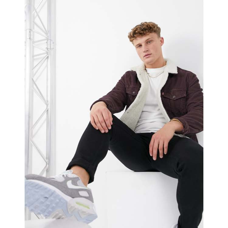 Levis sherpa red online