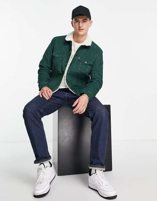 Levis sherpa green best sale